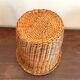 Corbeille en osier vintage