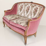 Sofa and Chair french Walnut carved