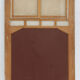 Painted wooden trumeau