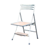 Retractable folding chair