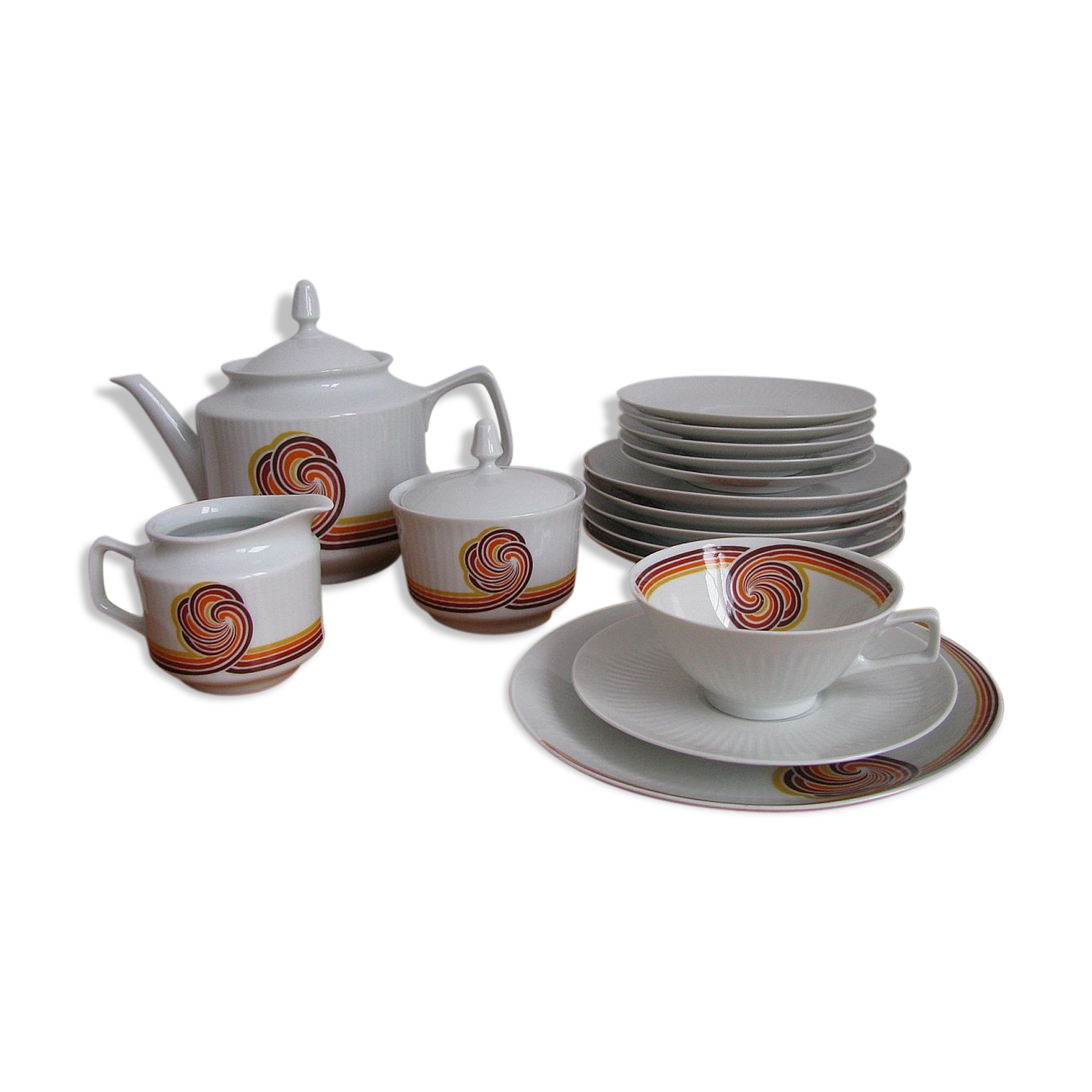 Coffee service from Bareuther Waldsassen Bavaria, 1970s