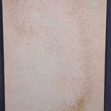 Ecole française XXème siècle "l'église du village" aquarelle, datée 1944