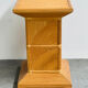 French split bamboo pedestal / plinth, 1970s
