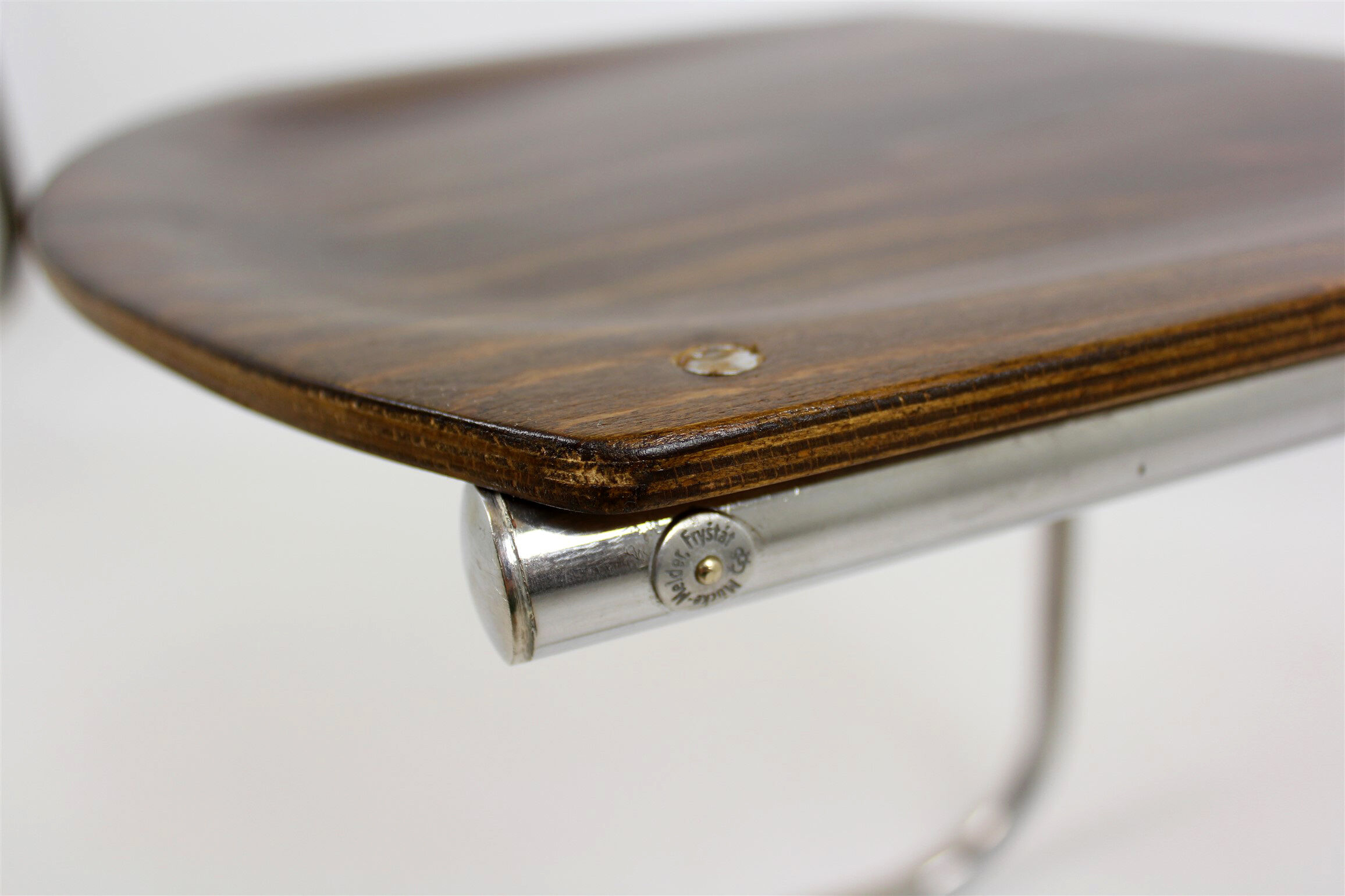 Bauhaus chrome Picollo stool by Mart Stam for Mücke-Melder, 1930s