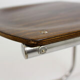 Bauhaus chrome Picollo stool by Mart Stam for Mücke-Melder, 1930s