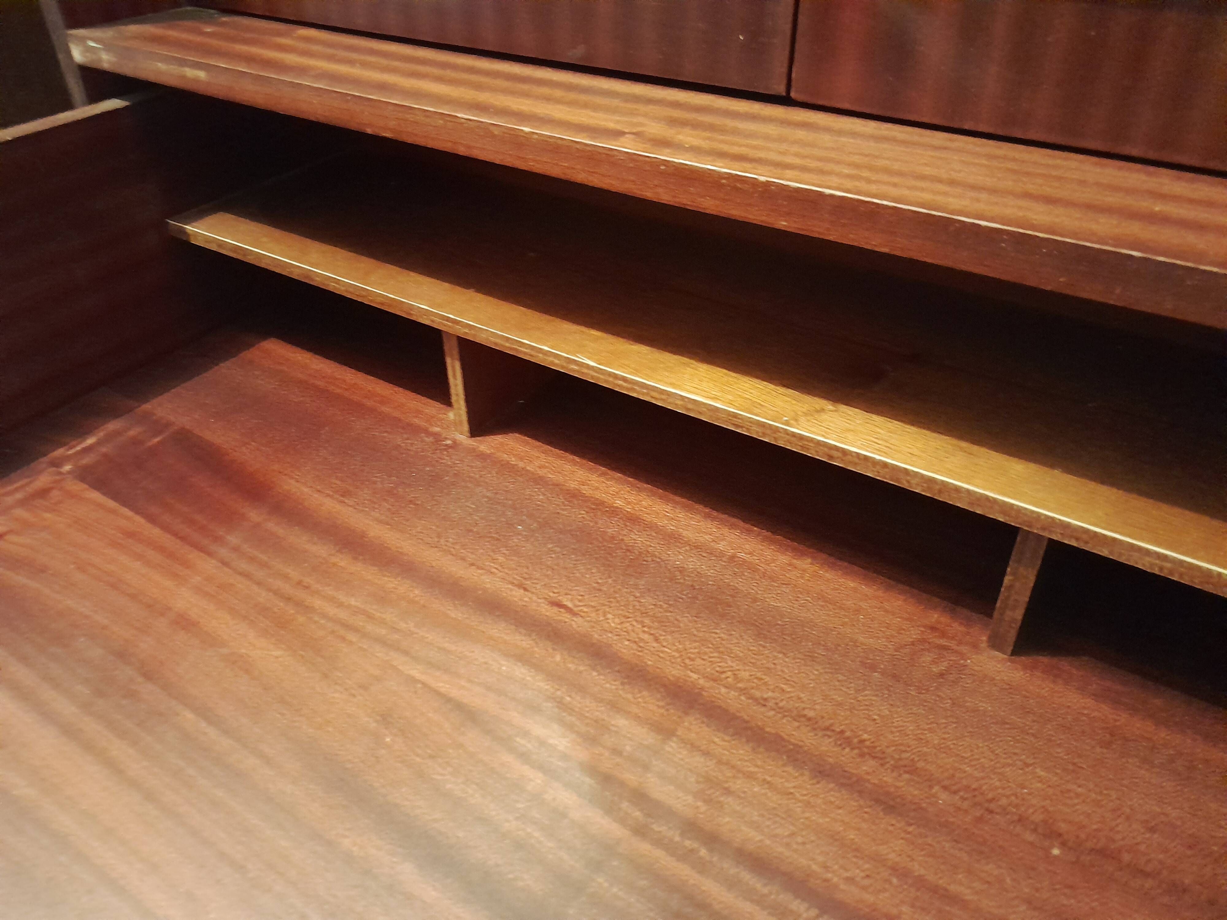 Art Deco vintage secretary bookcase – 1940s/1950s