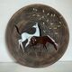 Chevaux Ruscha céramique mat et émaillée