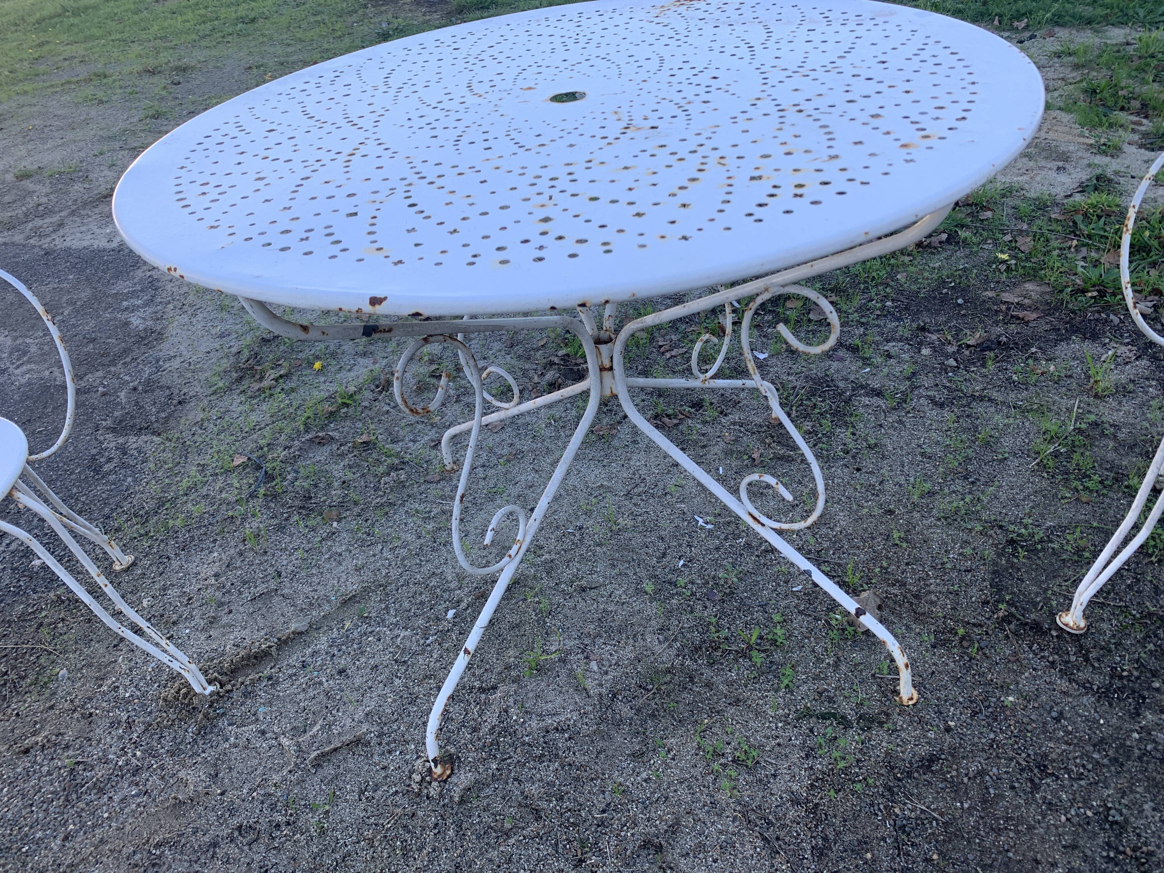 Wrought iron garden room