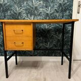 Vintage light oak desk 50s/60s