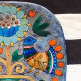 Ceramic plate by Marjatta Taburet Quimper