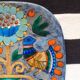 Ceramic plate by Marjatta Taburet Quimper