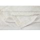 Vintage Minimalist Handmade Turkish Tulu Accent Rug in Natural Beige Wool