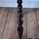 Stool vintage tripod wooden plant beaded feet