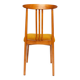Ochre Bouclé Chair Mid-Century, Medium Wood, M. Zielinski, Europe 1960s