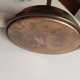 Brass lamp with tulip