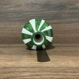 Ridged handmade vase