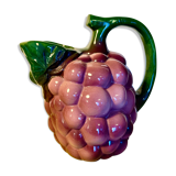 Pichet grappe de raisin barbotine