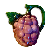 Pichet grappe de raisin barbotine