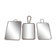 Set de 3 miroirs barbiers