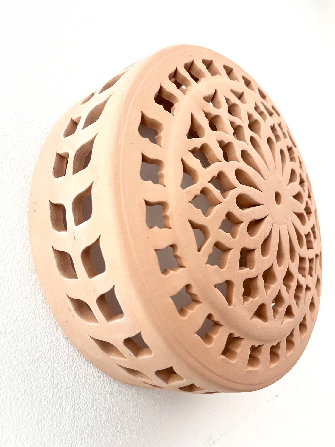 Terracotta wall light