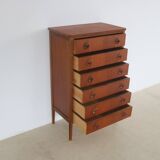 vintage teak chest of drawers