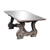 Carved oak table