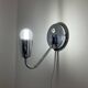 Functionalist Wall Lamp by Zukov, Czechoslovakia, 1940s