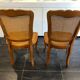 Pair of cane chairs, Regency style