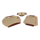 Plates and a brass and Bakelite cut by PM Italy, Italy around 1970.