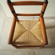 Ancien fauteuil paillé pour enfant