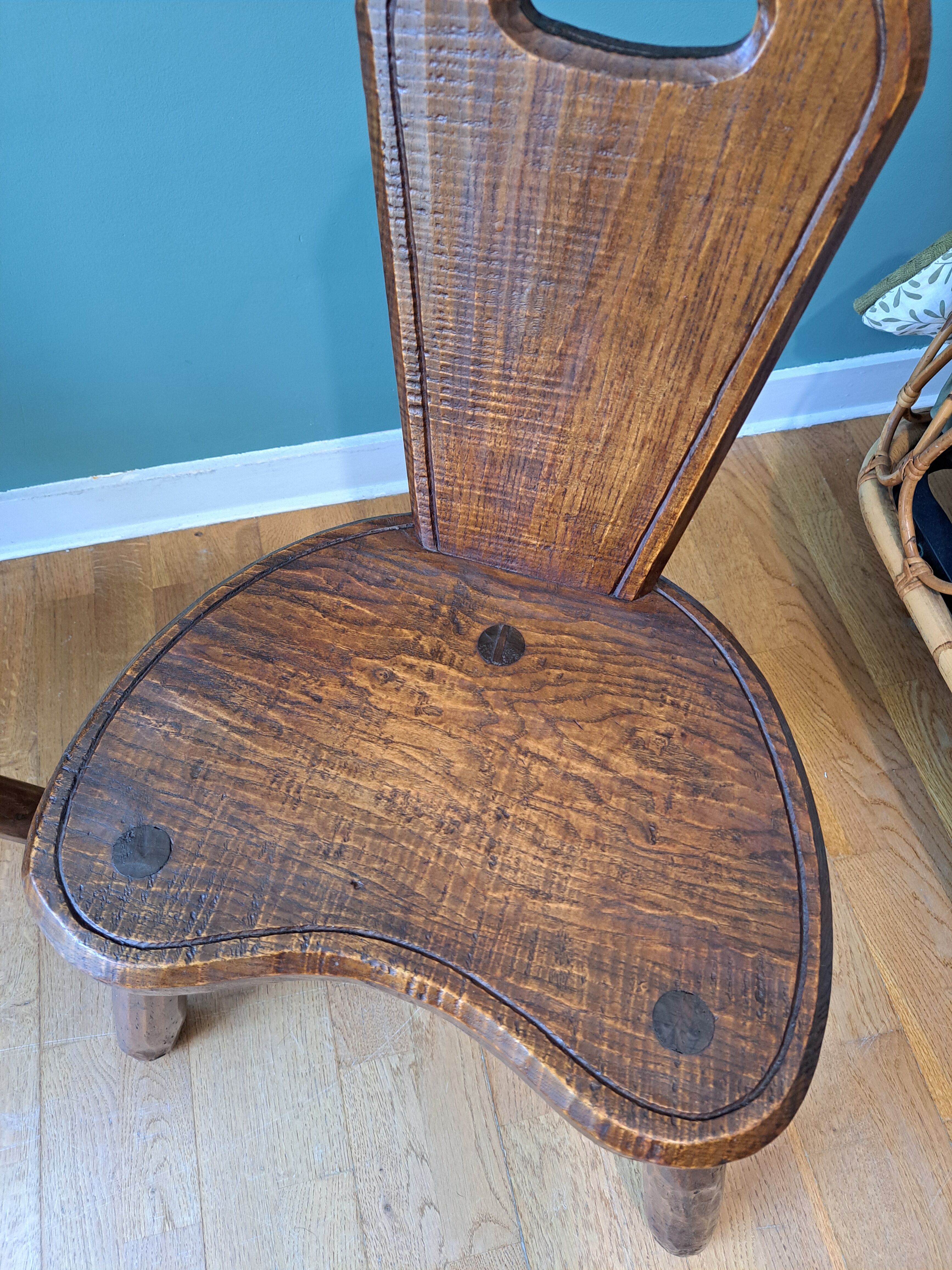 Brutalist pair of stools