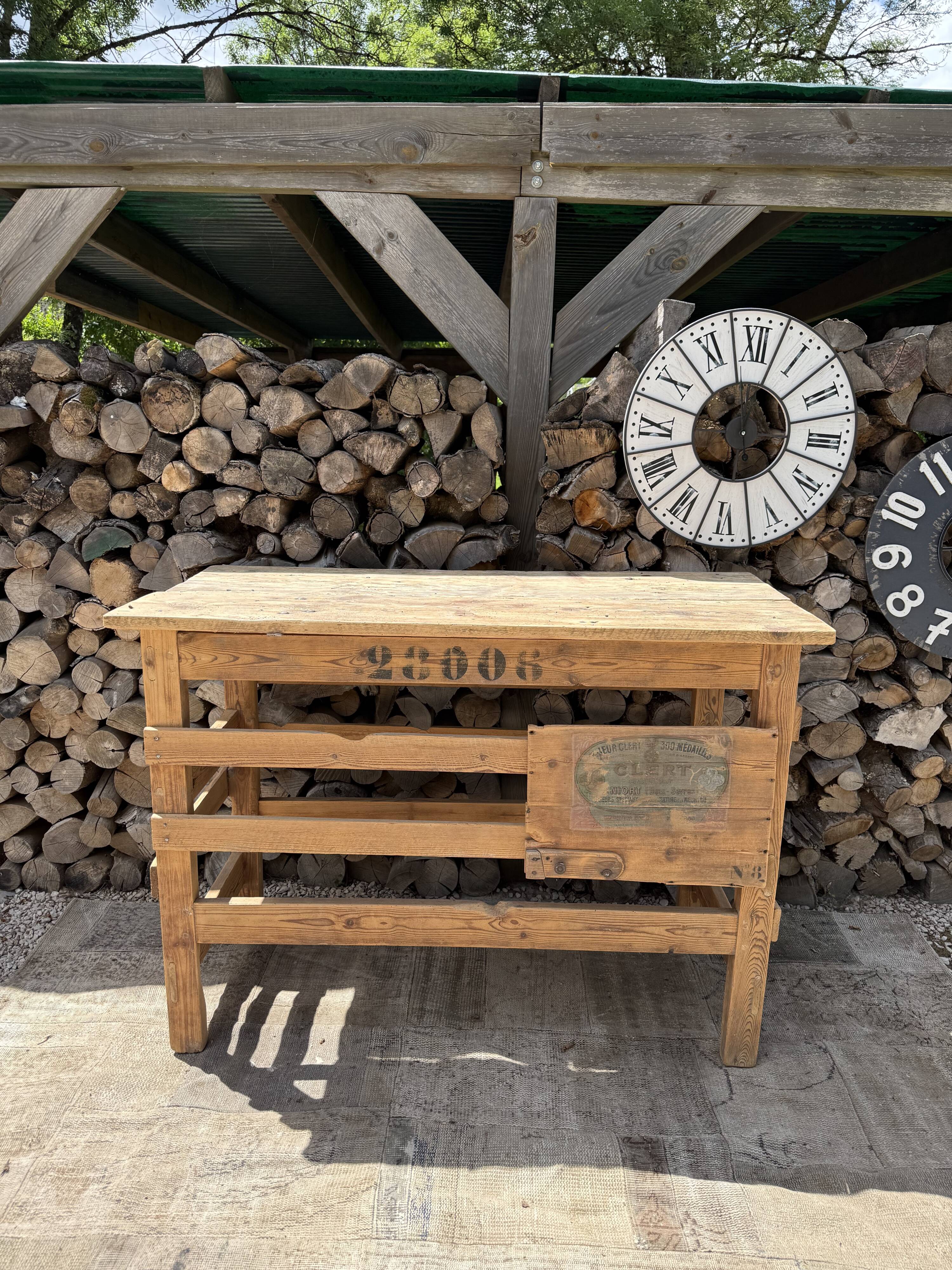 Meuble métier / Meuble d'atelier ancien
