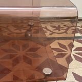 smoked plexi coffee table