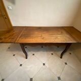 Old table with extension