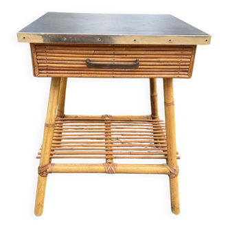 Bedside table, vintage side table