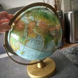 Vintage globe 60 scan globe a/s replogle 1960 Denmark (rotatable 360 °)