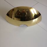 Half moon brass wall light 40 cm