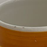 7 cups and under cups, Gien earthenware seventies décor, 1970