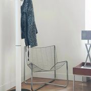 Black and white coat rack Seccose Italy 80s