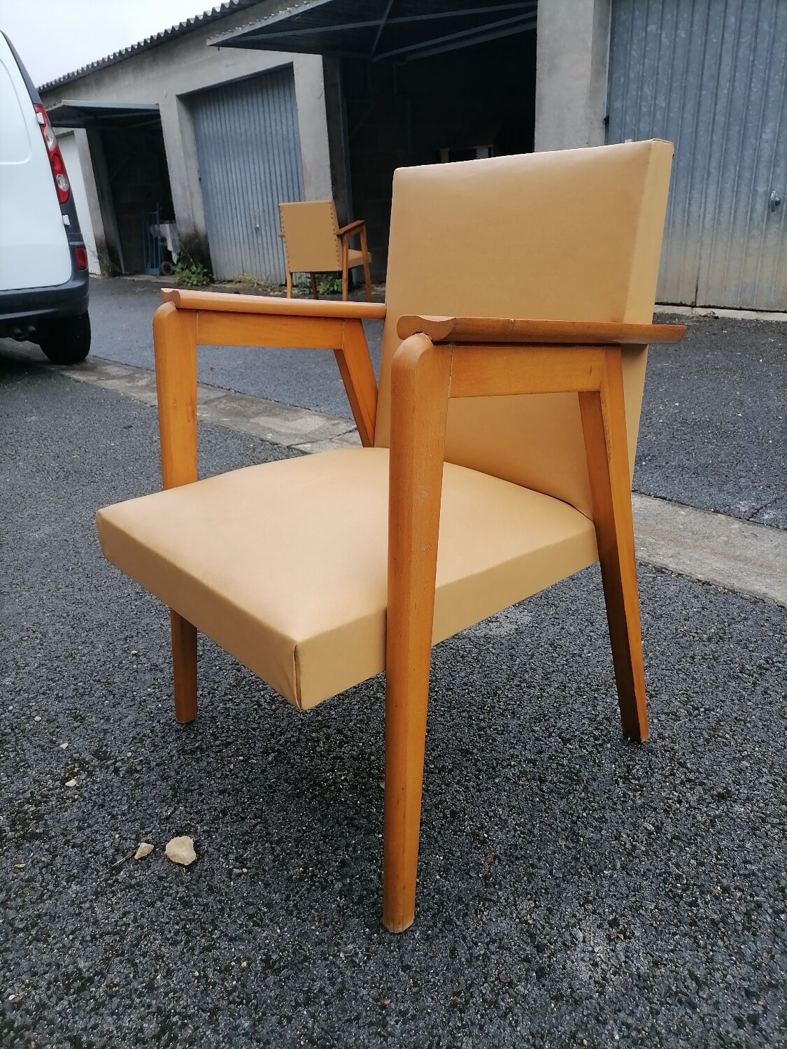 Vintage armchairs.