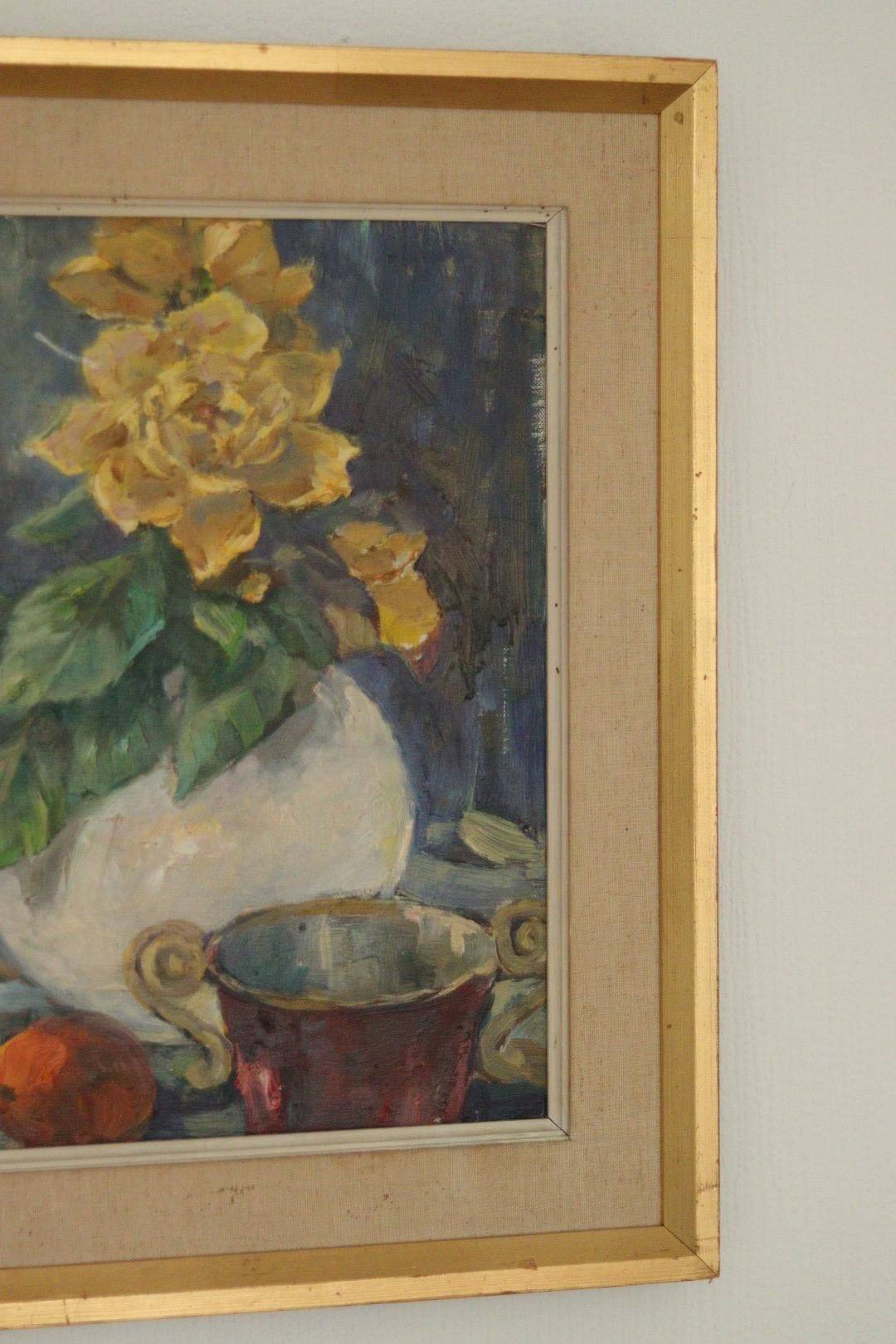 Still Life with Yellow Roses by Markebo