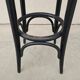 Vintage bent beech bar stool Mundus 1970s