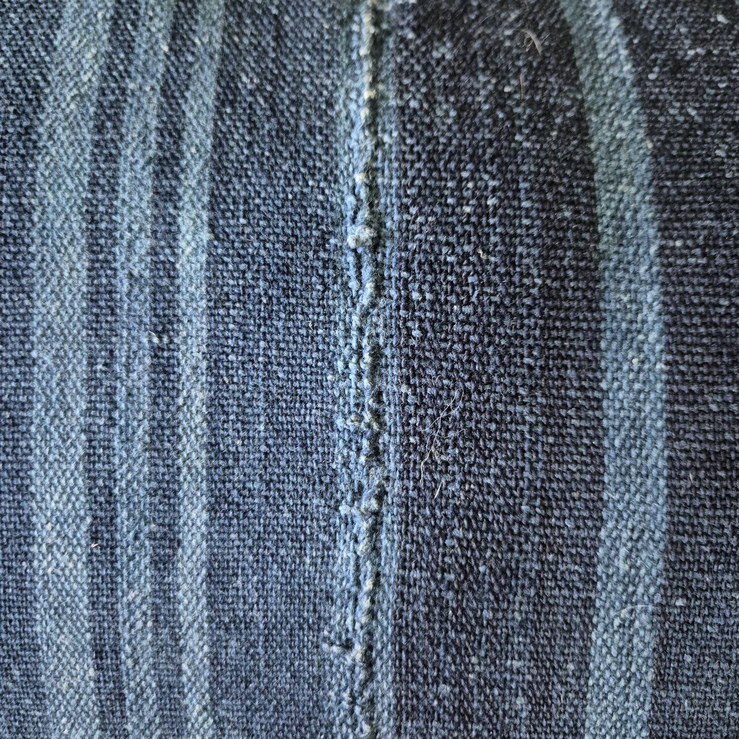 Cushion cover in vintage indigo fabric