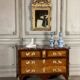 Commode en placage de bois de rose et palissandre, bronze doré, marbre de Rance, Louis XV
