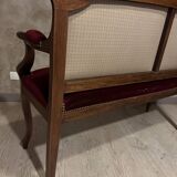 Velvet bench