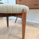 Stool - vintage teak pouf from the 1960s