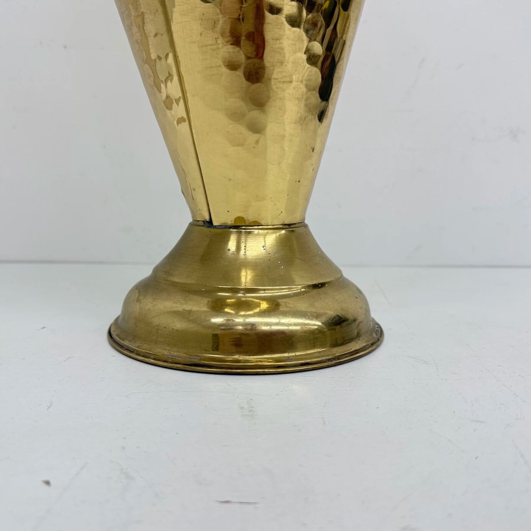 Mid-century design brass umbrella stand, 1970s