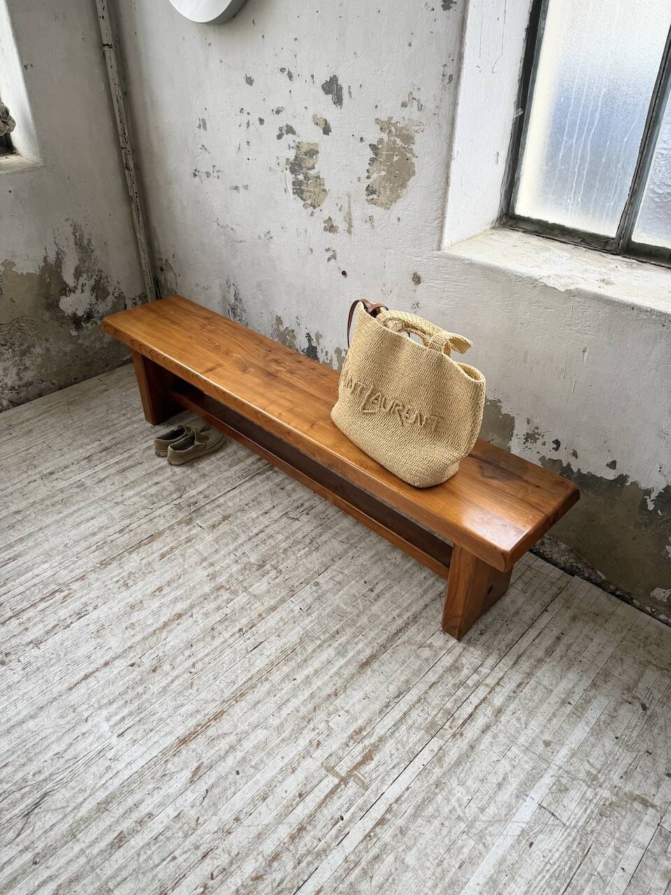 Chapo S14 blonde oak bench 172cm vintage