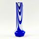 Pair of marbled murano glass vases by carlo moretti, italy, 1970s