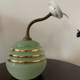 Old gooseneck wall lamp